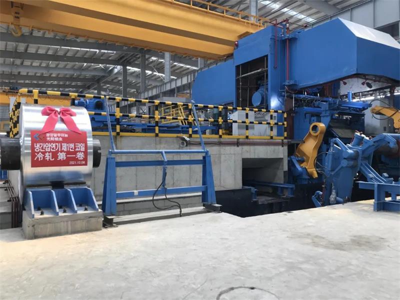 明泰鋁業(yè)境外全資子公司韓國光陽鋁業(yè)冷軋機(jī)成功穿帶！
